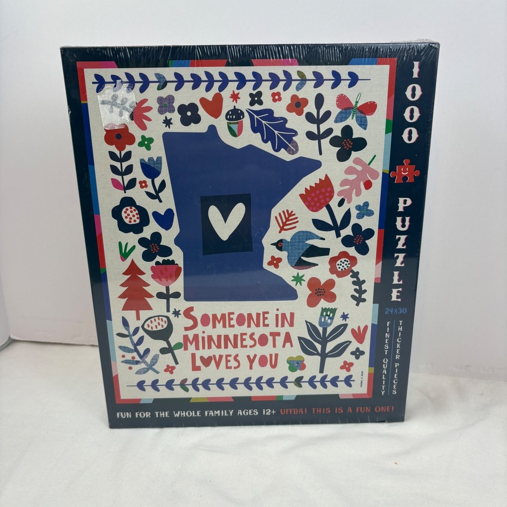 Patina Someone in Minnesota Loves You 1000 Piece Jigsaw Puzzle 24x30 New Sealed